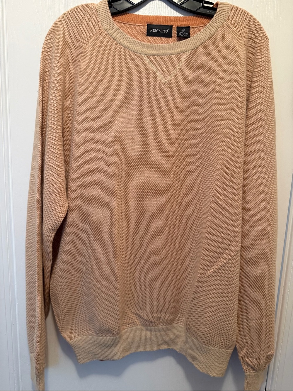 Riscatto Beige Crewneck Sweater